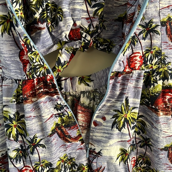 Topshop Hawaiian Print Dress - Picture 10 of 10